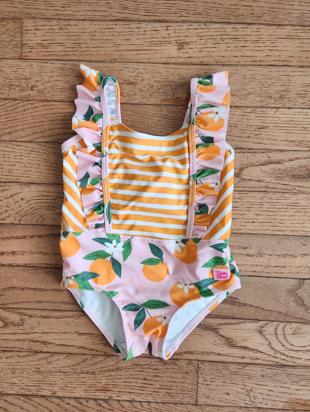 Girls Ruffle Butts Bathing Suit Size 18-24 Months